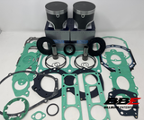 ‘96-‘00 Yamaha 760 PWC Rebuild Kit, 84.75mm .75mm O/S Pistons, Gaskets, Seals