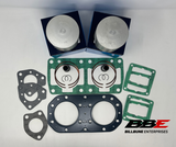 ‘86-‘96 Kawasaki 650 WSM Top End Kit 1.00mm O/S 77.00mm Bore Pistons, Gaskets