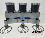 ‘00-'04 Kawasaki STX DI 1100 WSM .25mm O/S 80.25mm Bore Piston Kits, Ultra 130 DI