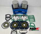 ‘86-‘96 Kawasaki 650 WSM Rebuild Kit .25mm O/S 76.25mm Bore Pistons, Gaskets, Seals