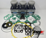 Polaris 1050 PWC 1.00mm O/S 82.00mm Bore WSM Rebuild Kit, Pistons, Gaskets, Seals
