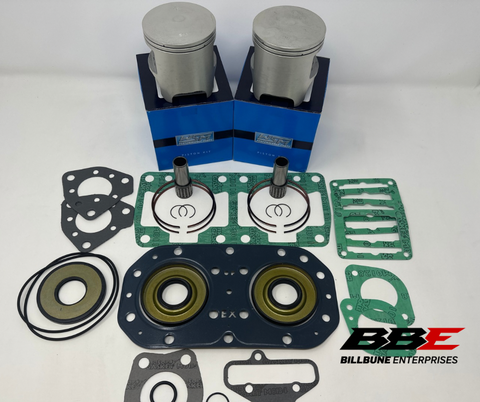 ‘86-‘96 Kawasaki 650 WSM Rebuild Kit .75mm O/S 76.75mm Bore Pistons, Gaskets, Seals