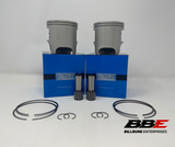 ‘86-‘96 Kawasaki 650 WSM .75mm Over 76.75mm Bore Piston Kits, TS 650