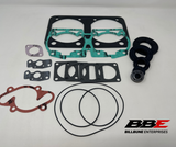 1991 Ski-doo Mach 1 617 Complete Engine Gasket Set With Crankshaft Oil Seals 711178A