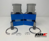 ‘86-‘96 Kawasaki 650 WSM 1.00mm Over 77.00mm Bore Piston Kits, TS 650