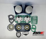 ‘86-‘96 Kawasaki 650 WSM Rebuild Kit 1.00mm O/S 77.00mm Bore Pistons, Gaskets, Seals