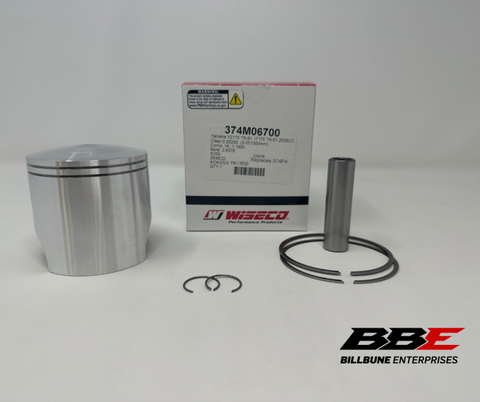 ‘76-‘81 Yamaha IT175 1.00mm O/S 67.00mm Bore Wiseco Piston Kit, YZ175, 374M06700