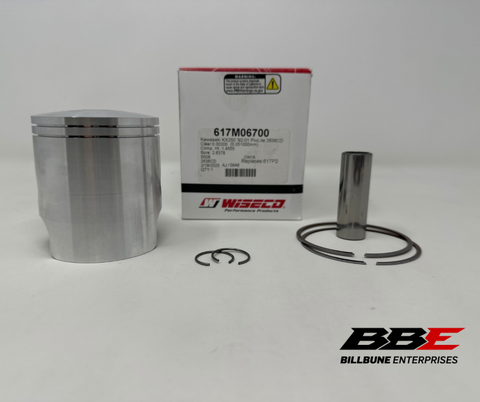 ‘92-‘01 Kawasaki KX250 Wiseco .60mm / .024” O/S 67.00mm Bore Piston Kit, Kx 250