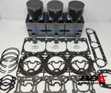 ‘95-‘97 Yamaha 1100 PWC WSM .25mm O/S 81.25mm Top End Kit, Pistons, Gaskets