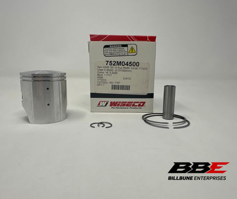 '00-'25 Kawasaki KX65 Wiseco .50mm / .020” O/S 45.00mm Bore Piston Kit, Kx 65