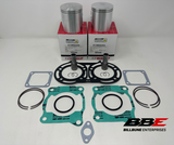 '87-'06 Yamaha YFZ350 Banshee Top End Kit Standard 64.00mm Pistons, Gaskets