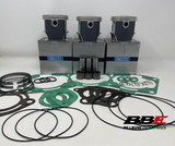 Polaris 1050 PWC 1.00mm O/S 82.00mm Bore WSM Top End Rebuild Kit Pistons Gaskets