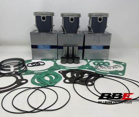 Polaris 1050 PWC Standard 81mm Bore WSM Top End Rebuild Kit, Pistons, Gaskets