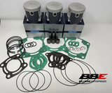 Polaris 1050 PWC 1.00mm O/S 82.00mm Bore WSM Top End Rebuild Kit Pistons Gaskets