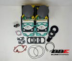 1991 Ski-doo Mach 1 617 Engine rebuild kit 1mm O/S 77mm pistons gaskets seals