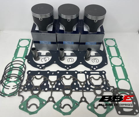 ‘97-‘04 Yamaha 1200 PWC 1mm O/S 85.00mm bore Top End Kit WSM Pistons, Gaskets