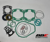 ‘96-‘00 Polaris SLH 700 PWC WSM Gasket Set With Crankshaft Seals 007-642