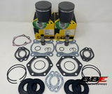 '86-'99 Polaris Indy Trail 488 Fan Engine Kit Stock 72mm Bore Pistons, Gaskets, Seals