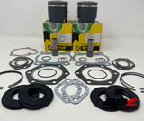 '86-'99 Polaris Indy 488 Fan Engine Kit .50mm O/S 72.50mm Bore Pistons, Gaskets, Seals