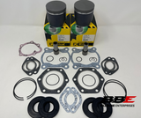'86-'99 Polaris Indy 488 Fan Engine Kit 1mm O/S 73mm Bore Pistons, Gaskets, Seals