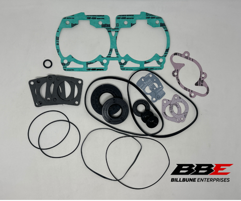 ‘93-‘94 Ski-doo Mach 1 670, Complete Gasket Set with Crank Oil Seals, 7111970