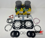'89-'97 Polaris Indy 500 Engine Kit 1mm O/S 73mm Bore Pistons, Gaskets, Seals