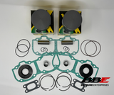 ‘04-‘15 Lynx 550 Engine Kit .50mm O/S 76.50mm Piston Kits, Gaskets, Seals, Xtrim, Yeti