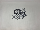 ‘88-‘24 Honda CRF 50 F Complete Top End Gasket Set, XR, Z, 810209