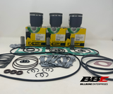 '97-'03 Ski-doo Mach Z 809 Top End Kit Stock 70.50mm Bore Piston Kits, Gaskets