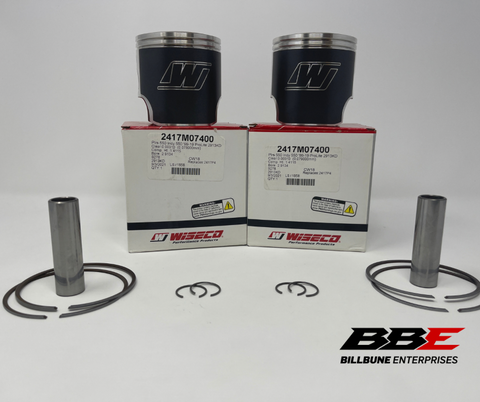 '99-'20 Polaris Indy 550 1.00mm O/S 74.00mm Bore Wiseco Piston Kits, Classic, LX