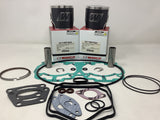 '99-'18 Ski-Doo MXZ 600 Wiseco Top End Kit Stock 76.00mm Bore Pistons, Gaskets