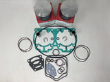 '99-'18 Ski-Doo MXZ 600 Wiseco Top End Kit Stock 76.00mm Bore Pistons, Gaskets