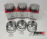 ‘09-‘16 Ski-Doo Rotax 1200 4-TEC Standard 91.00mm Bore Wiseco Piston Kits 9.5:1 Comp.
