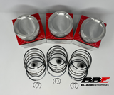 ‘09-‘16 Ski-Doo Rotax 1200 4-TEC Standard 91.00mm Bore Wiseco Piston Kits 9.5:1 Comp.
