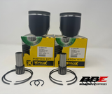 ‘09-‘15 Lynx 600 HO E-TEK Standard / Stock 72.00mm Bore Piston Kits, Rave RE