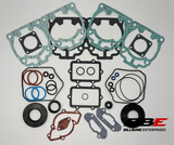 ‘09-‘15 Lynx 600 HO E-TEK Rave RE Engine Gasket Set With Crankshaft Oil Seals, 34.5613, Xtrim SC