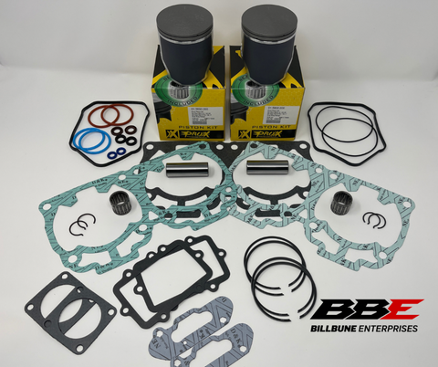 ‘09-‘15 Lynx 600 HO E-TEK Top End Kit Standard 72.00mm Bore Pistons, Gaskets Rave RE