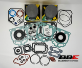 ‘09-‘15 Lynx 600 HO E-TEK Engine Kit Stock 72mm Bore Pistons, Gaskets, Seals, Rave RE