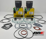 ‘01-‘07 Lynx Rave Cross 800 Top End Kit Stock 82mm Pistons, Gaskets, Xtrim 800 PTEK