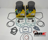 ‘01-‘07 Lynx Rave Cross 800 Top End Kit Stock 82mm Pistons, Gaskets, Xtrim 800 PTEK