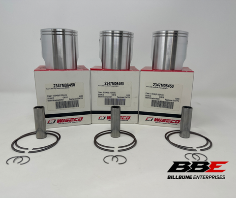 '93-'94 Polaris Indy 580 XLT Wiseco .50mm Oversized 64.50mm Bore Piston Kits