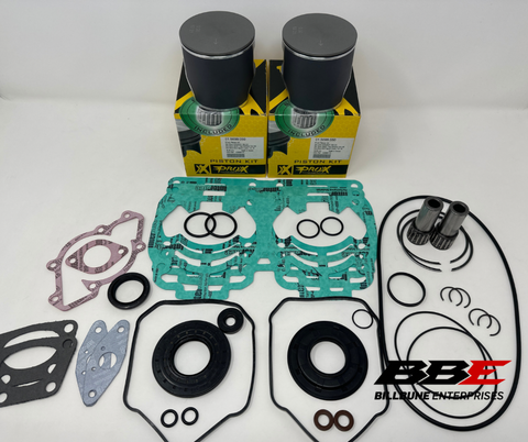 ‘99-‘02 Ski-Doo MXZ 600 Engine Rebuild Kit .50mm O/S 76.50mm Pistons, Gaskets, Seals, 500 SS