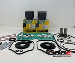 ‘99-‘02 Ski-Doo MXZ 600 Engine Rebuild Kit 1mm O/S 77mm Pistons, Gaskets, Seals, 500 SS