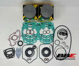 ‘99-‘02 Ski-Doo MXZ 600 Engine Rebuild Kit 1mm O/S 77mm Pistons, Gaskets, Seals, 500 SS