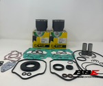 ‘03-‘19 Ski-Doo MXZ 600 Rebuild Kit .50mm O/S 76.50mm Pistons, Gaskets, Seals, 500 SS