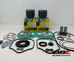 ‘03-‘19 Ski-Doo MXZ 600 Rebuild Kit 1mm O/S 77mm Pistons, Gaskets, Seals, 500 SS