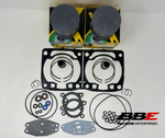 '14-'23 Arctic Cat ZR 6000 C-TEC2 Top End Kit Stock 73.80mm Bore Pistons, Gaskets