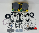 '14-'23 Arctic Cat ZR 6000 C-TEC2 Rebuild Kit Stock 73.80mm Bore Pistons, Gaskets, Seals