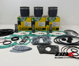 '97-'03 Ski-doo Mach Z 809 Rebuild Kit Stock 70.50mm Bore Pistons, Gaskets, Seals