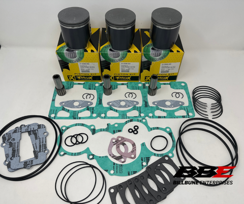 '93-'98 Ski-doo Mach Z 779 Top End Kit Stock 69.50mm Bore Pistons, Gaskets, Mach Z, 780